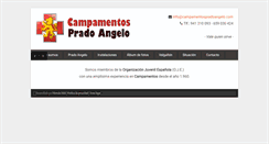 Desktop Screenshot of campamentospradoangelo.com